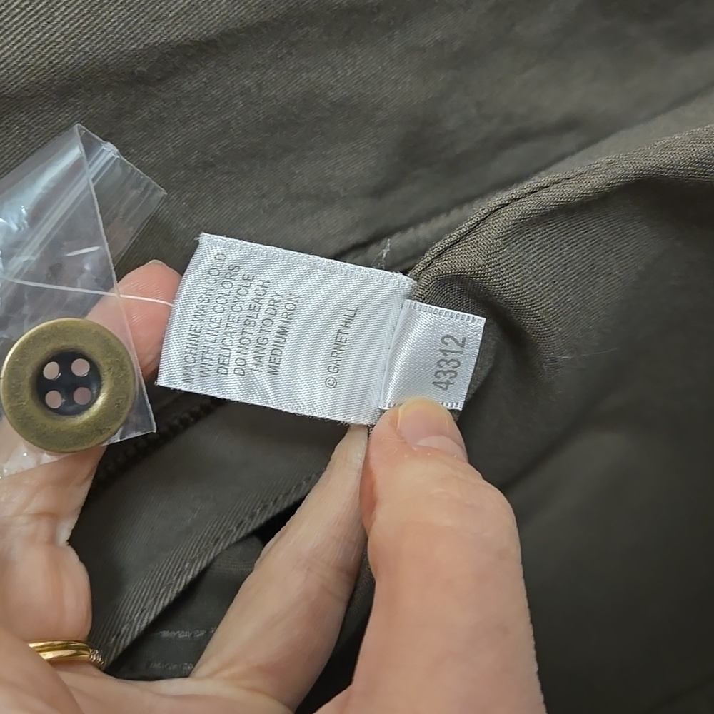 Garnet Hill Organic Cotton Cargo Jacket - Picture 10 of 11
